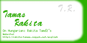 tamas rakita business card